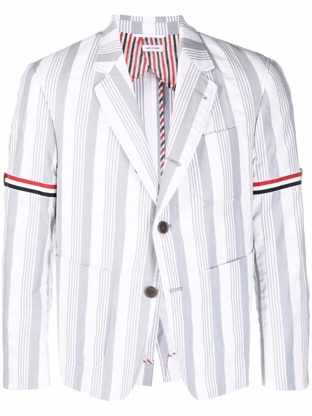 

Thom Browne shrunken patch pocket sport coat jacket - Grey