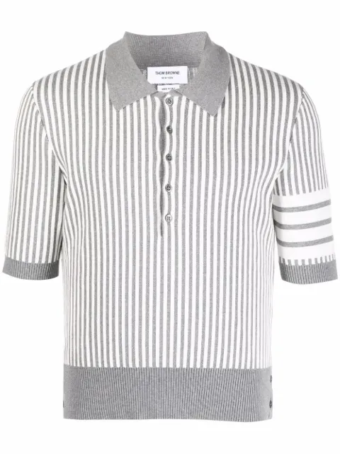 striped 4-Bar polo shirt