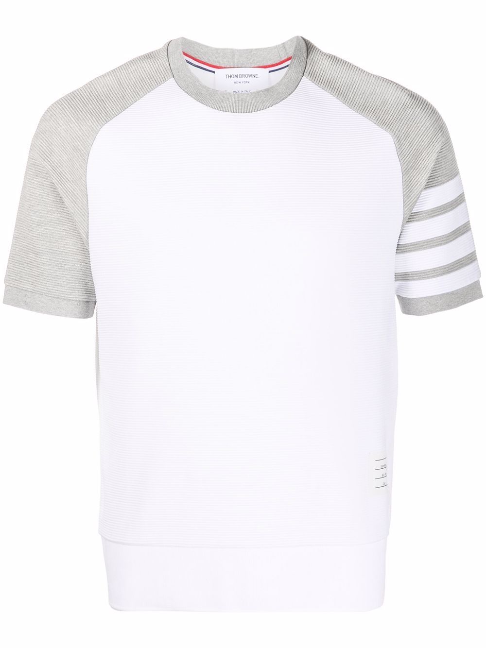 Image 1 of Thom Browne 4-Bar stripe T-shirt