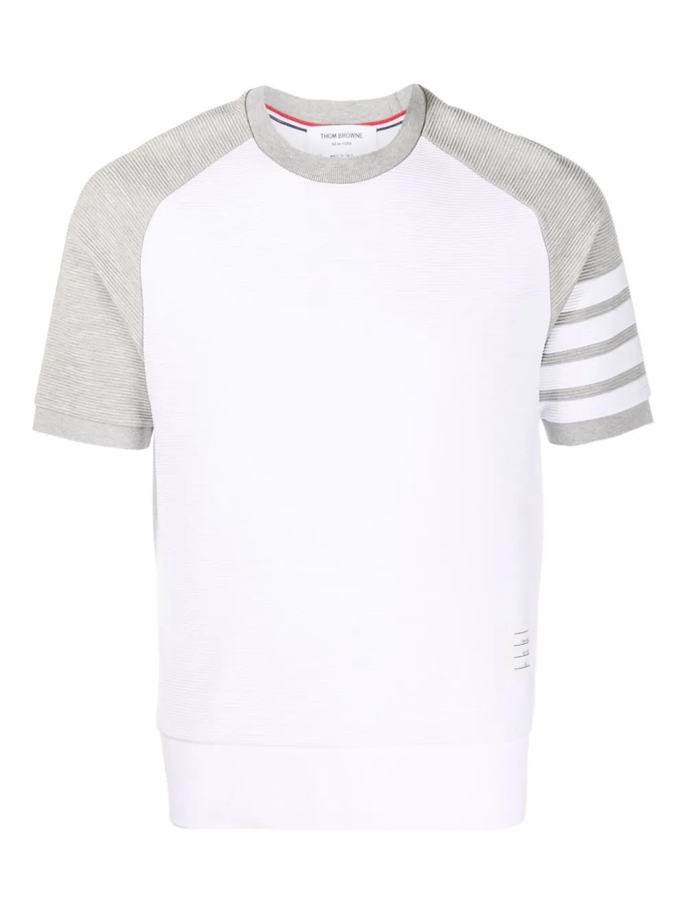 Thom Browne playera con motivo 4-Bar | blanco | Image 1