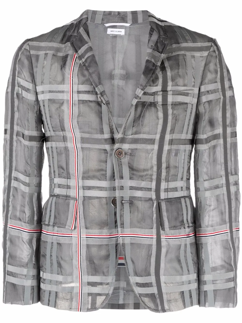 

Thom Browne unconstructed sport coat jacket - Grey