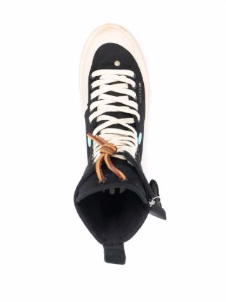 lace-up high-top sneakers展示图