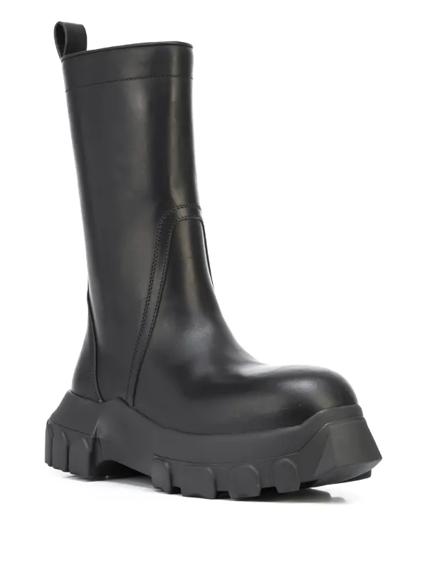 rick owens zip boots