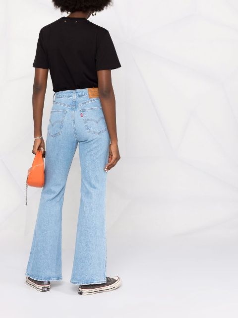 70's high flare jeans levis