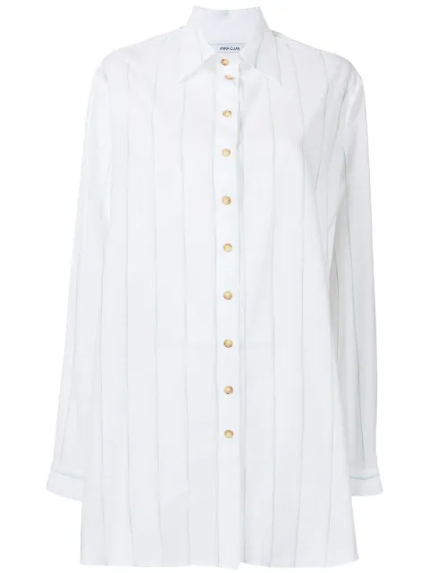 Anna Quan Jack Striped Poplin Shirt 