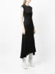 Anna Quan Vera asymmetric-hem midi dress