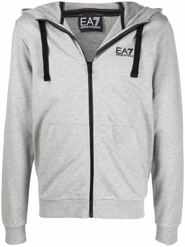 ea7 hoodie zip