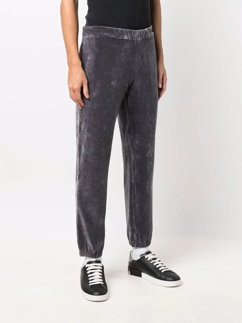 фото Emporio armani бархатные спортивные брюки