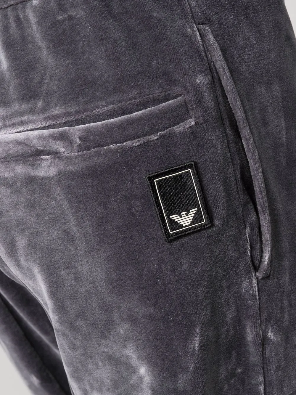 фото Emporio armani бархатные спортивные брюки