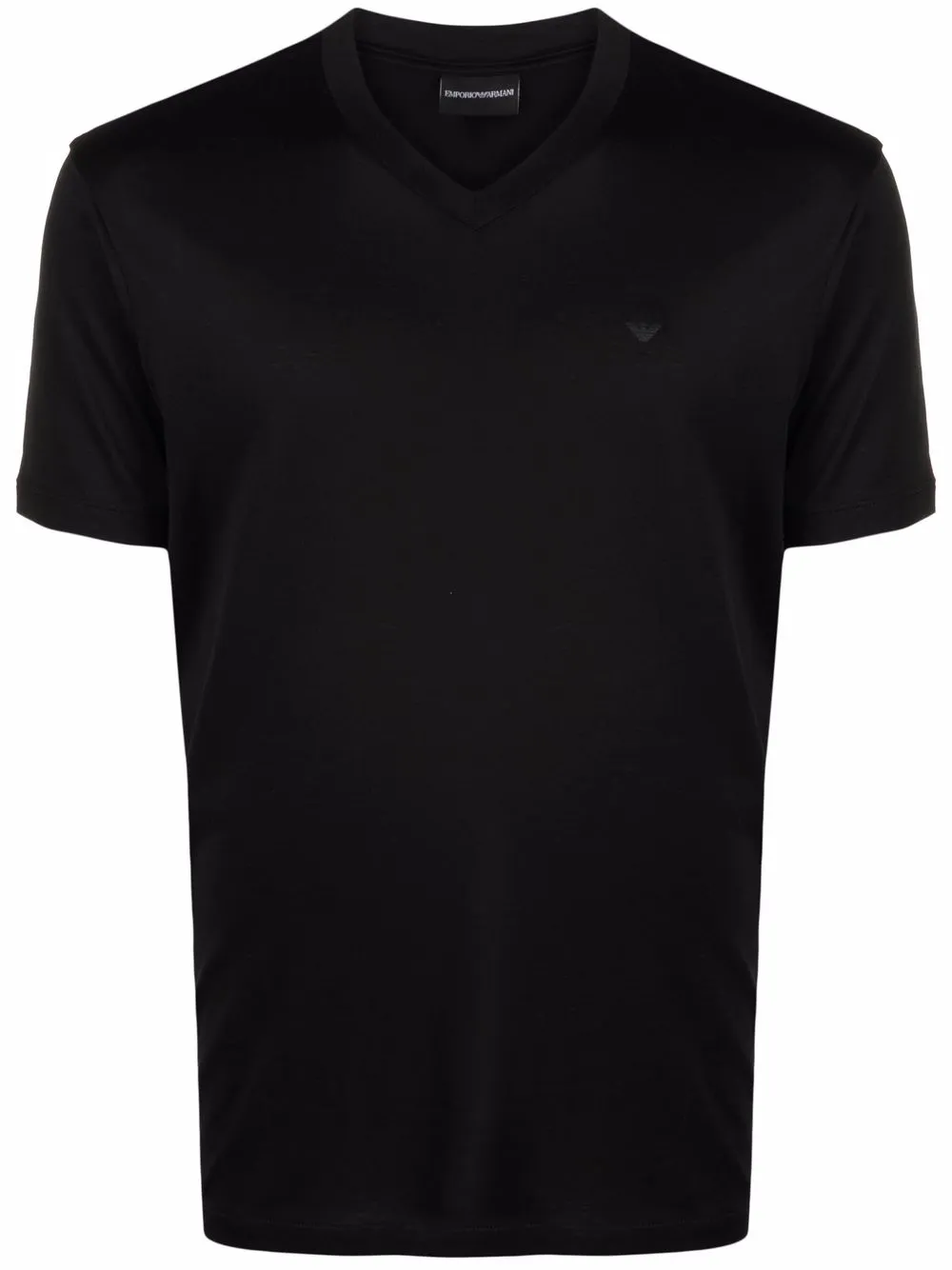 фото Emporio armani футболка с v-образным вырезом и логотипом