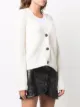 GANNI V-neck buttoned cardigan