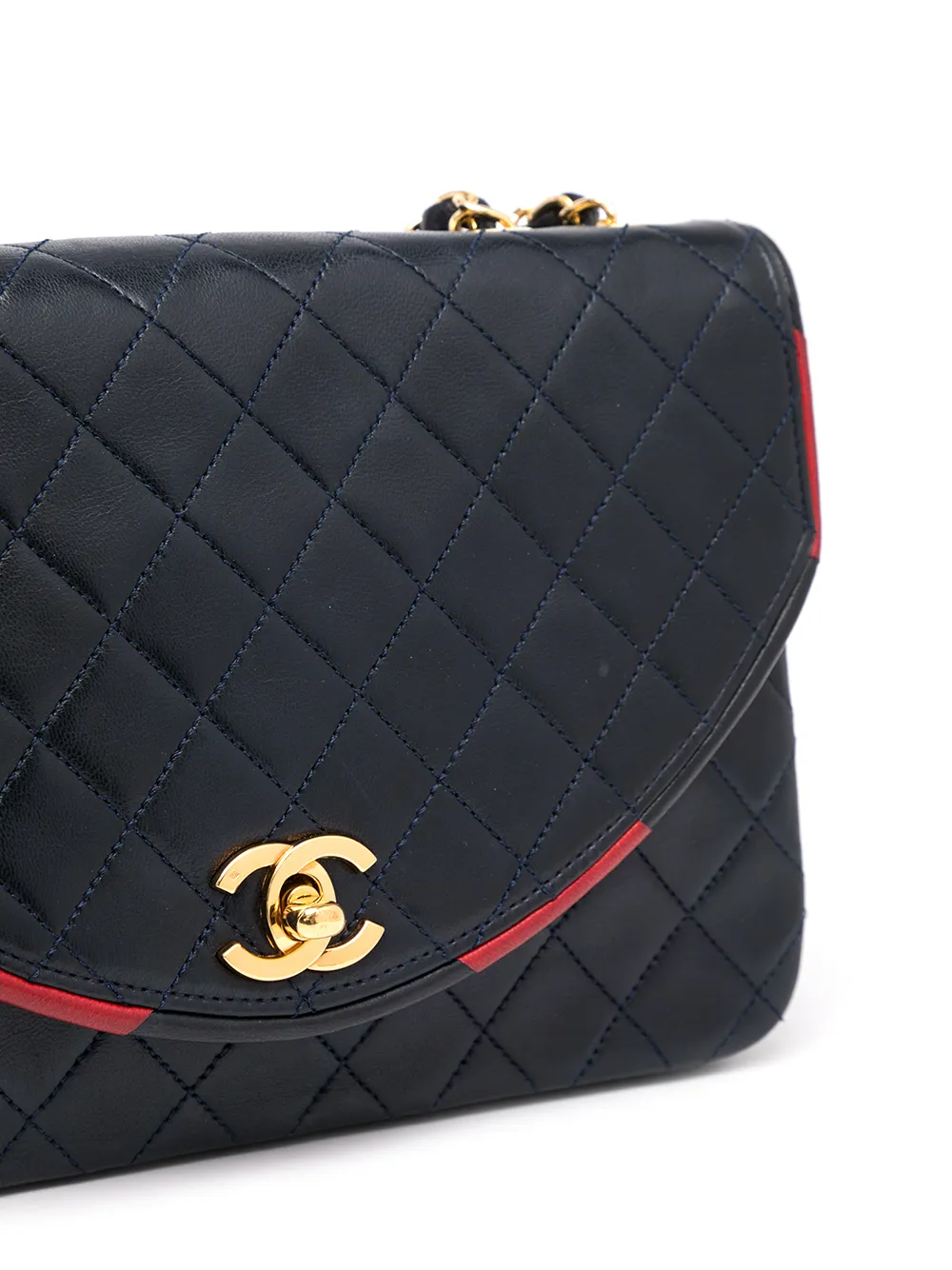 фото Chanel pre-owned стеганая сумка на плечо 1990-х годов с логотипом cc