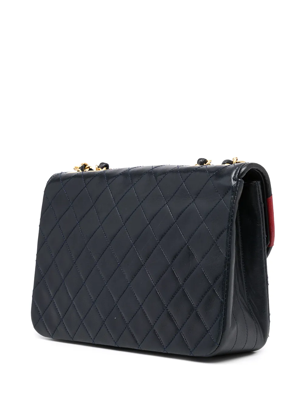 фото Chanel pre-owned стеганая сумка на плечо 1990-х годов с логотипом cc