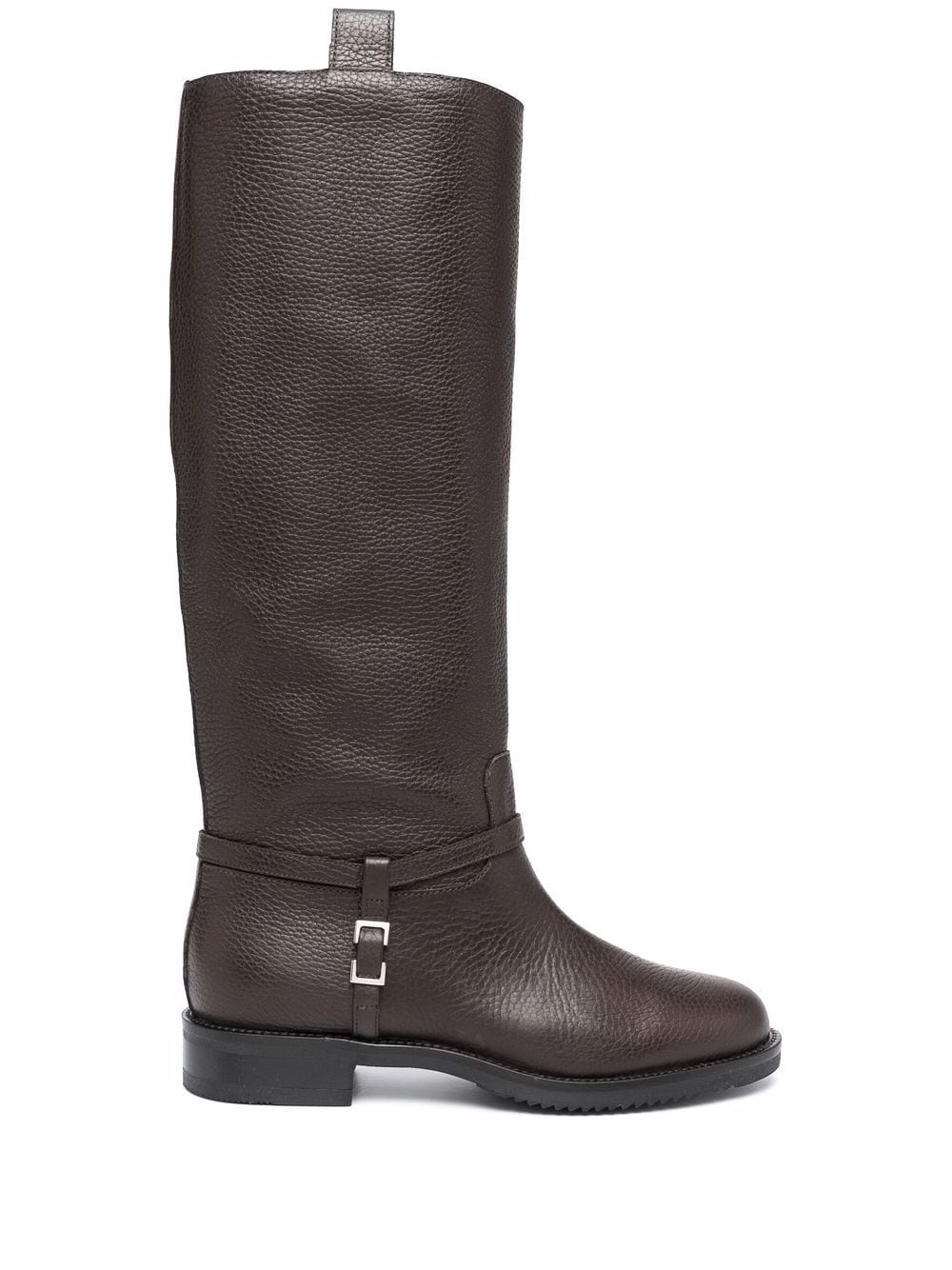 Image 1 of Sergio Rossi knee-length grained leather boots