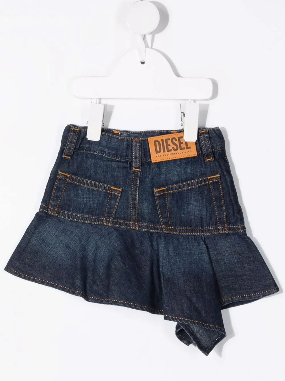 фото Diesel kids джинсовая юбка с оборками