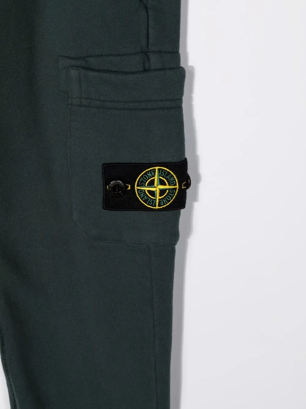 фото Stone island junior спортивные брюки с нашивкой-логотипом