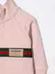 Gucci Kids Gucci label cotton romper
