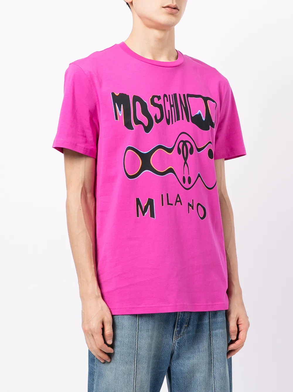 фото Moschino футболка с логотипом