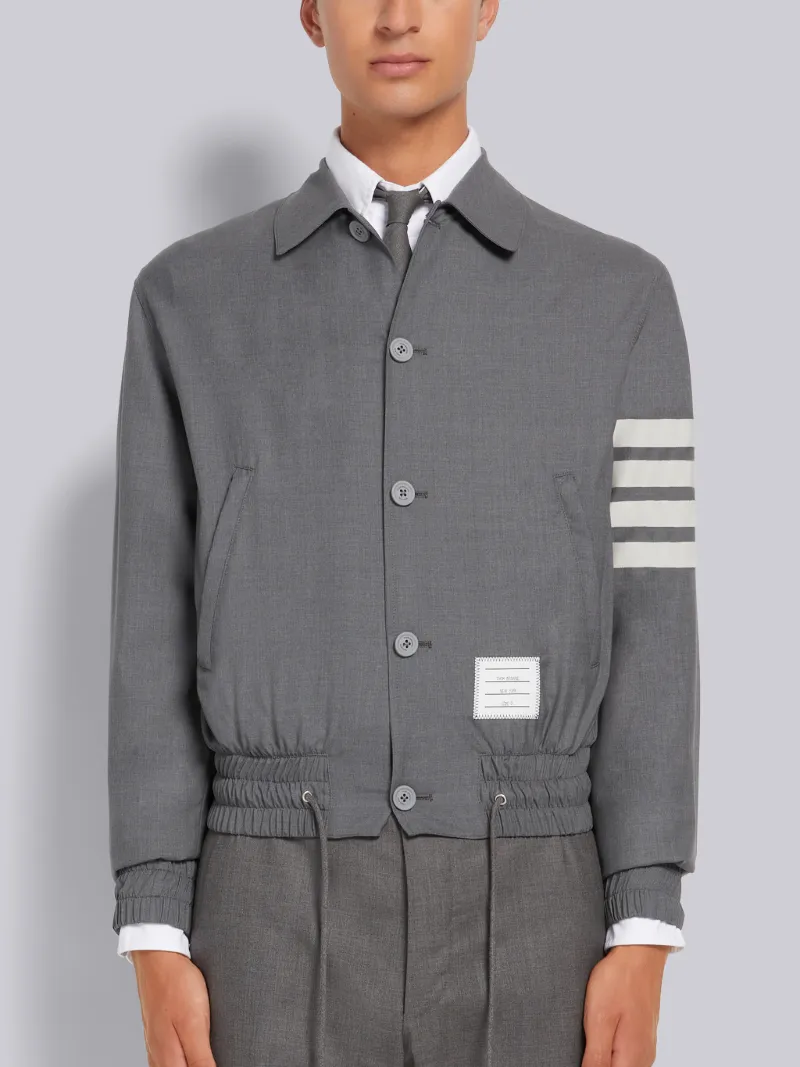 siwem TYPEWRITER CREPE COCOON BLOUSON