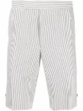 Thom Browne classic backstrap striped shorts - Grey