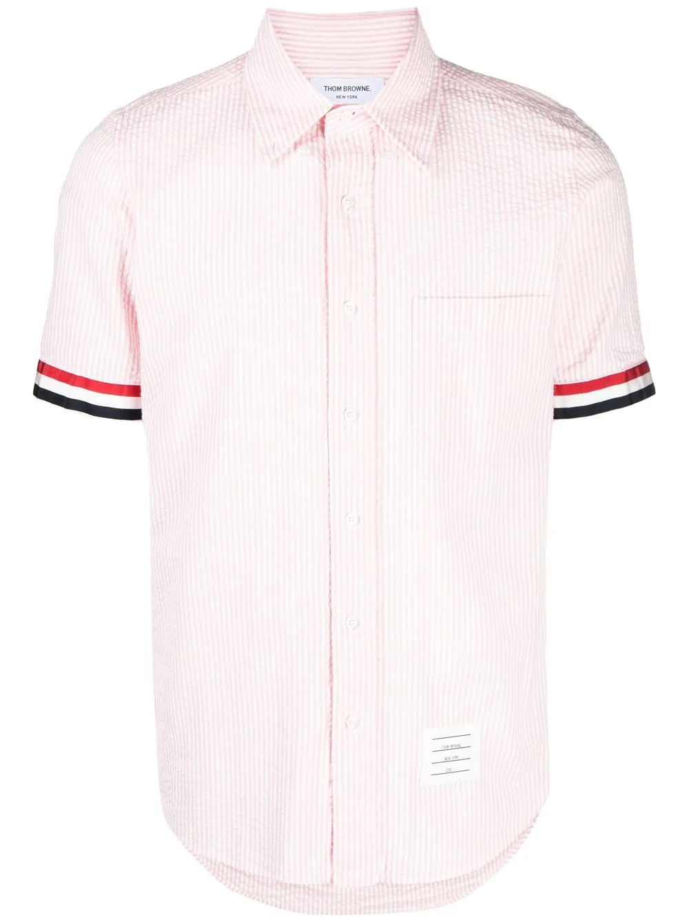 

Thom Browne camisa con motivo de rayas - Rosado