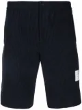 Thom Browne Seersucker double face tech shorts - Blue