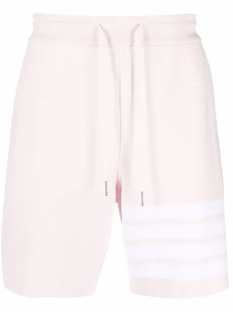 Thom Browne shorts deportivos con motivo 4-Bar