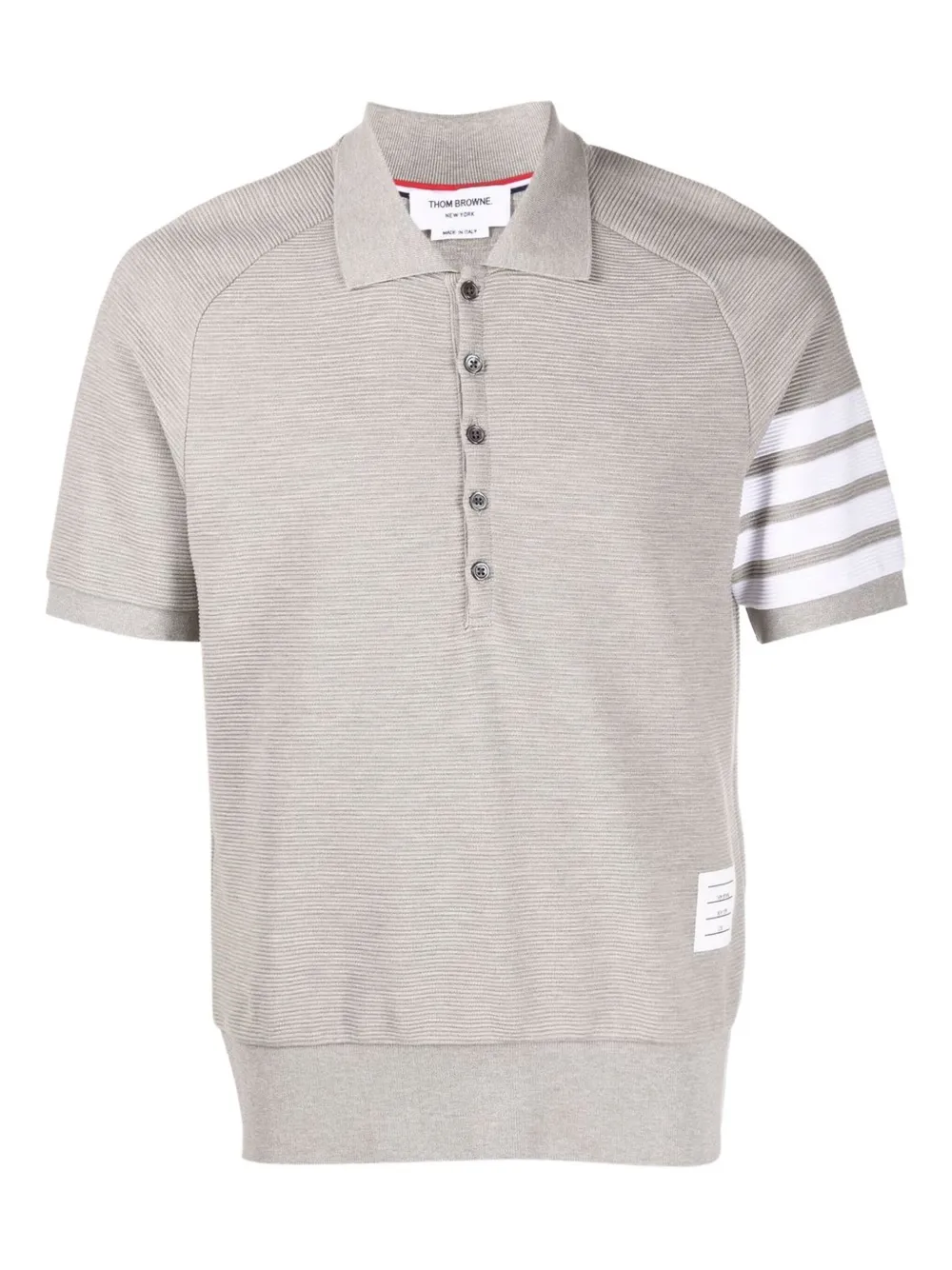 Thom Browne 4-Bar polo shirt | Grey | Image 1