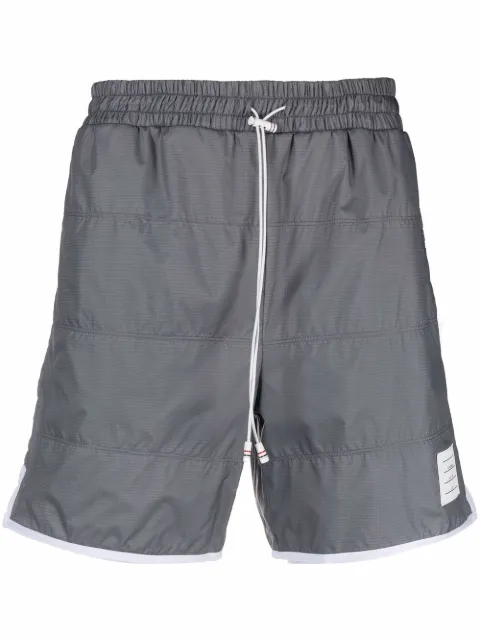 Thom Browne ripstop track shorts