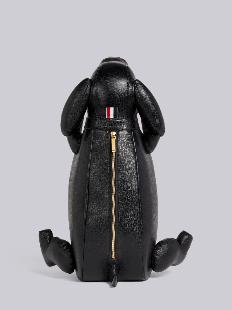 Black Calf Leather Hector Backpack 