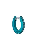 EÉRA 18kt white gold mini diamond huggie - Blue