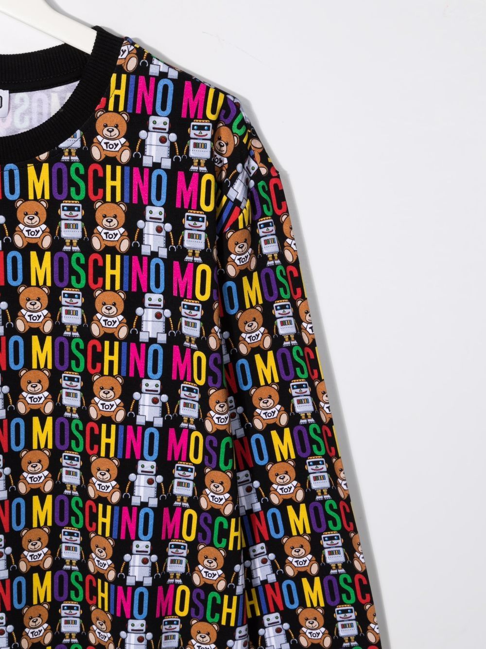 фото Moschino kids толстовка с логотипом