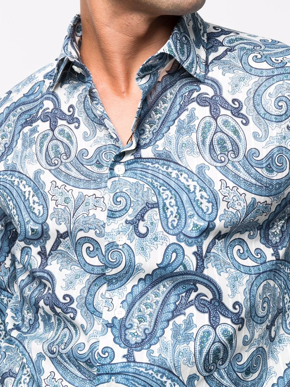 фото Etro рубашка с принтом пейсли