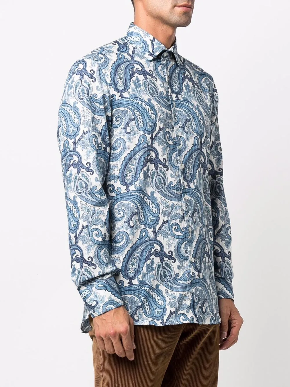 фото Etro рубашка с принтом пейсли