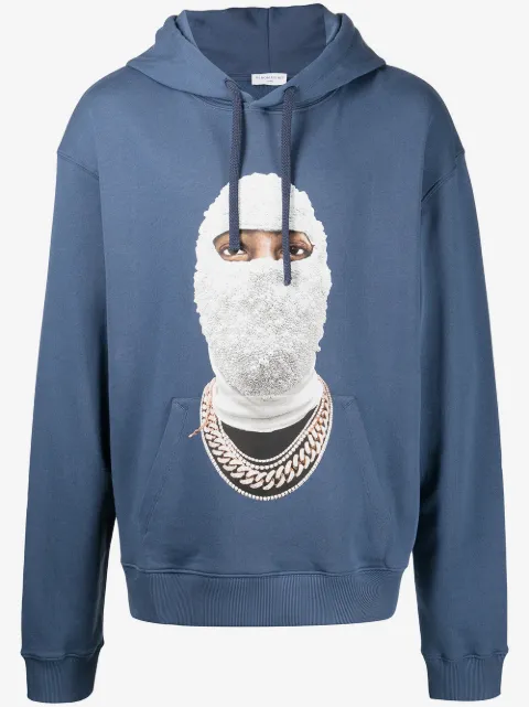 Ih Nom Uh Nit Gold Face print hoodie