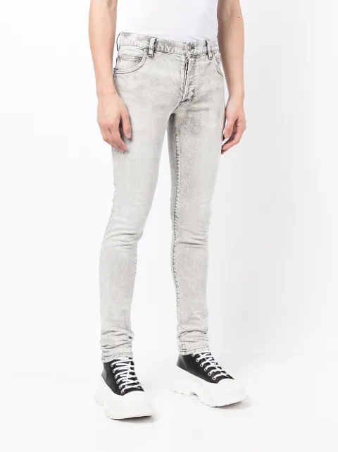 Balmain stonewashed super-skinny jeans 