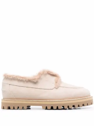 Le Silla Yacht shearling lined Suede Loafers Farfetch
