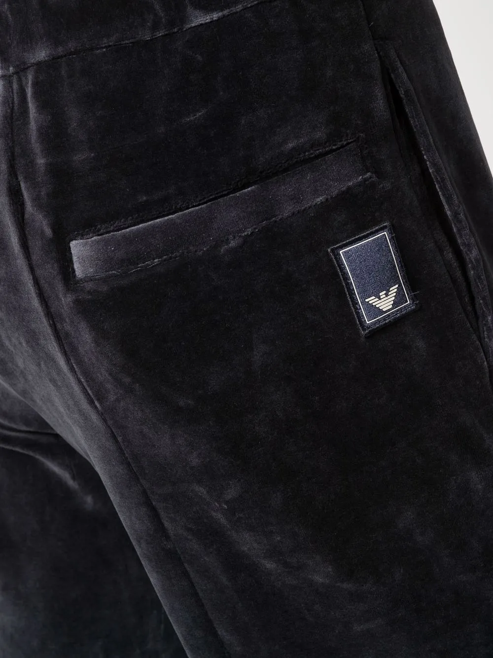 фото Emporio armani бархатные спортивные брюки