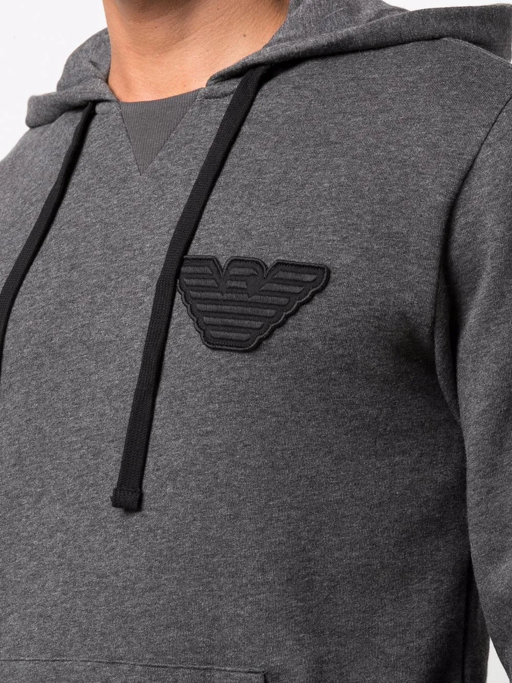 фото Emporio armani худи с кулиской и логотипом