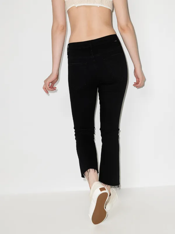 MOTHER The Insider Crop Step Fray Jeans - Farfetch