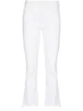 MOTHER The Insider Crop Step Fray jeans - White