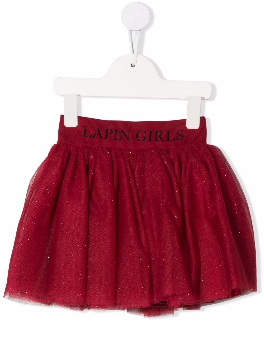 фото Lapin house пышная юбка с вышитым логотипом