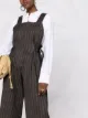 Uma Wang Gestreifte Latzhose