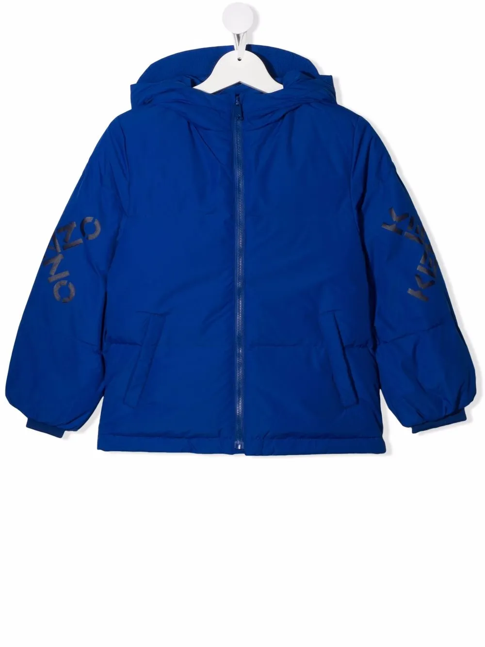 

Kenzo Kids abrigo con logo - Azul