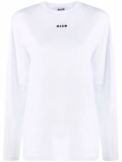 T-shirt à logo imprimé - MSGM - Modalova