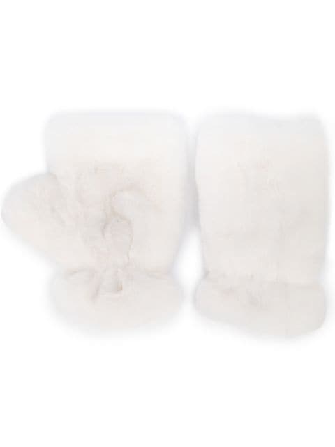 Apparis faux-fur gloves