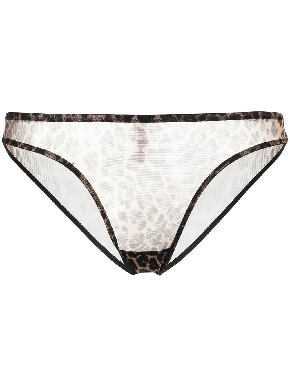 Agent Provocateur Slip Lucky con stampa - Nero