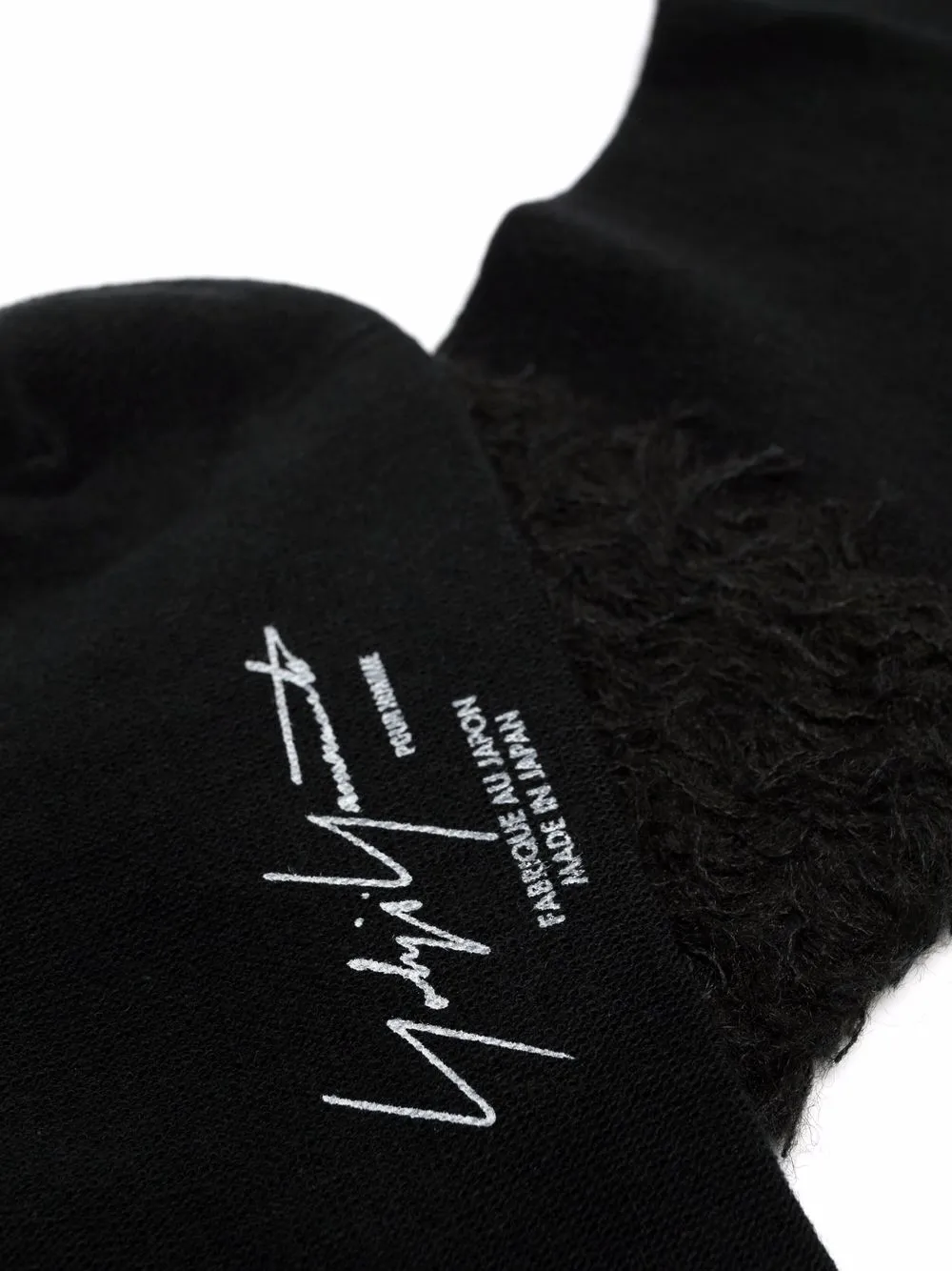 фото Yohji yamamoto носки с бахромой