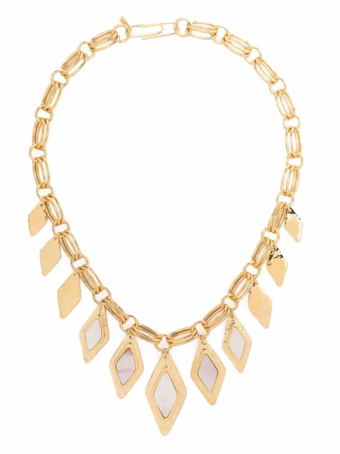 Aurelie Bidermann Colar Elmire com detalhe de pingente