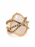 Aurelie Bidermann Mycene rock crystal ring - Gold